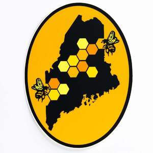 MAINE HONEYBEE STICKER